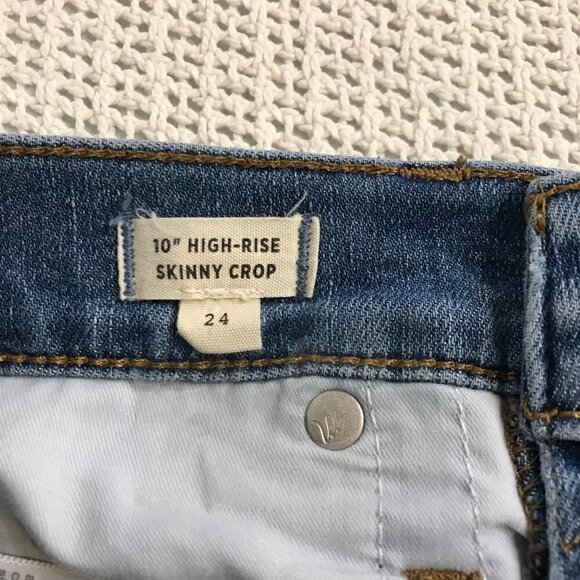 MADEWELL WOMENS SKINNY CROP JEANS SIZE 24 - Picture 4 of 8